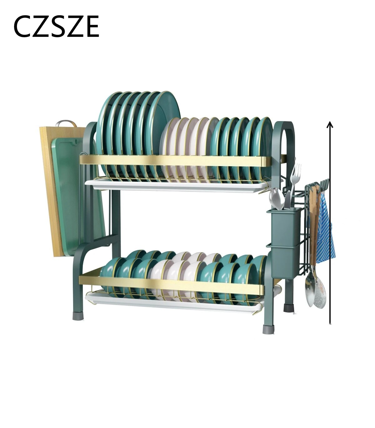 Dish Rack Drain Rack Dish Plate Dish Storage Rack Household Multifunctional Tableware Storage Shelf Organizer Kitchen Accessorie