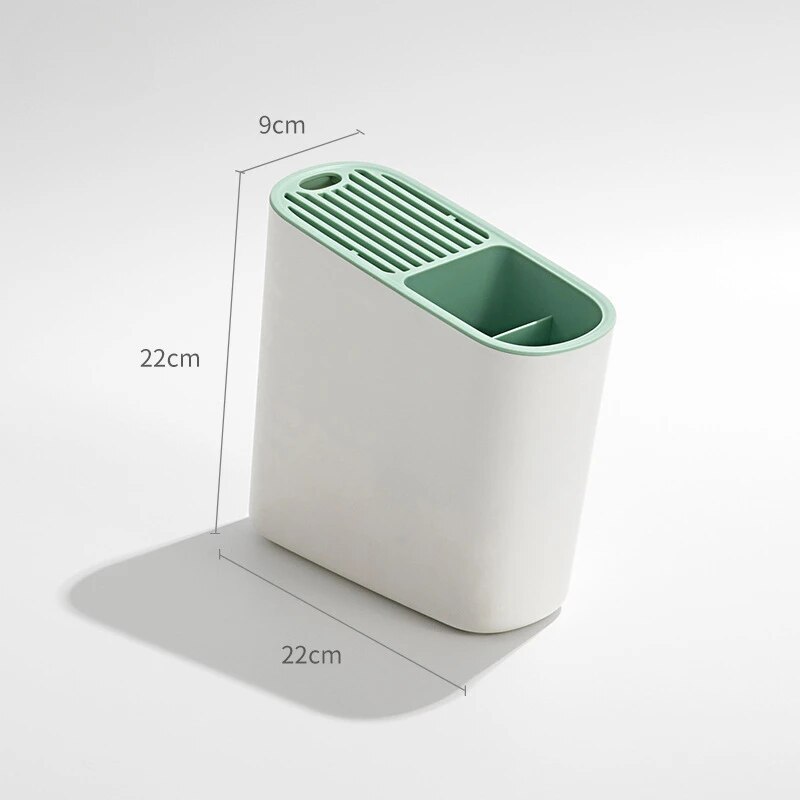 Oblique Chopstick Barrel Multifunctional Knife Chopstick Cage Kitchen Supplies Storage Rack Tableware and Knife Storage Rack