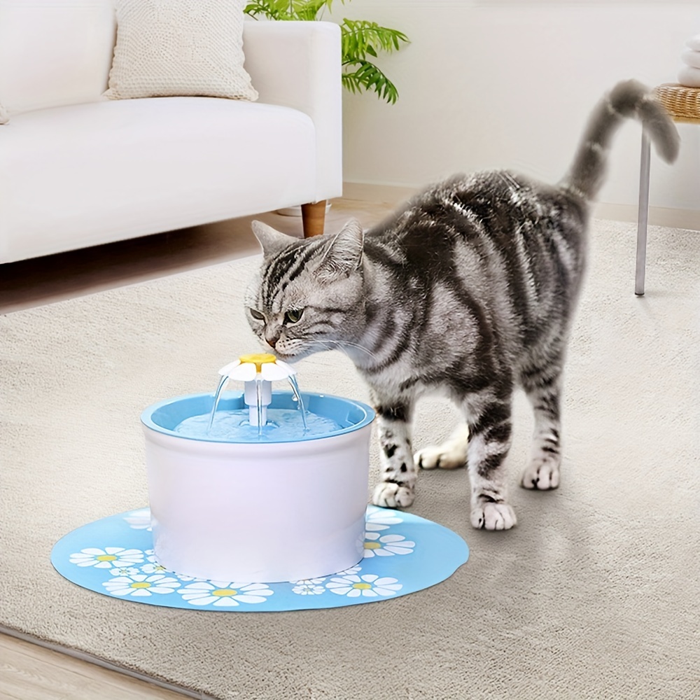 Smart Pet Water Fountain, USB Rechargeable Automatic Cat Water Dispenser For Cat And Dog Drinking Supplies
