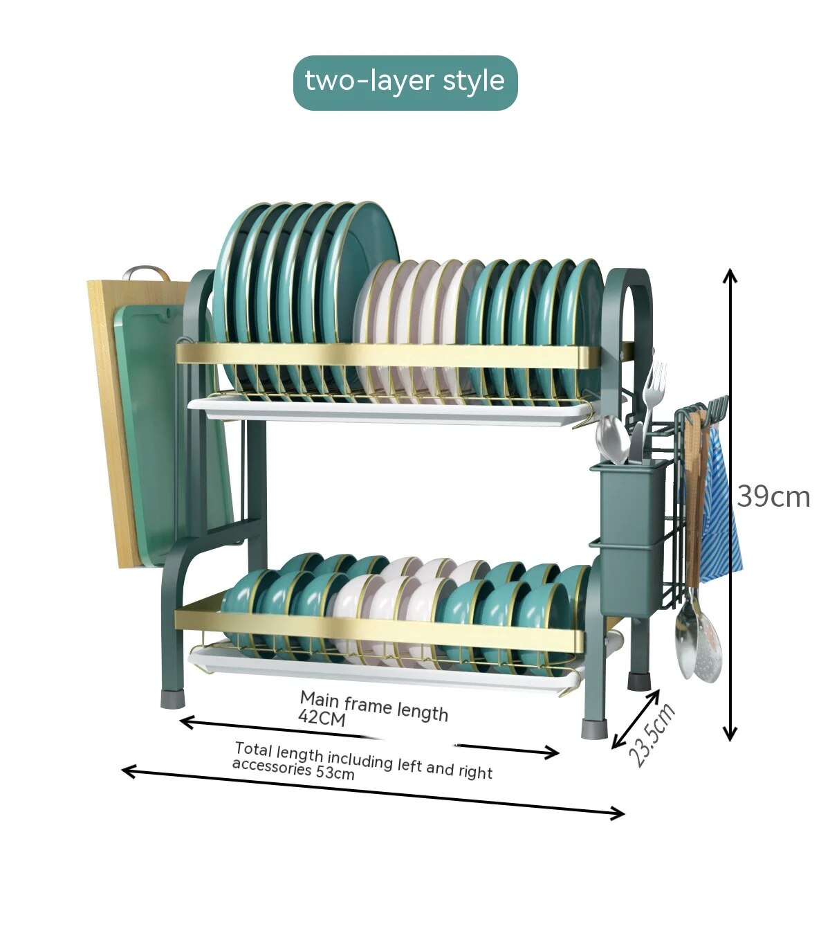 Dish Rack Drain Rack Dish Plate Dish Storage Rack Household Multifunctional Tableware Storage Shelf Organizer Kitchen Accessorie