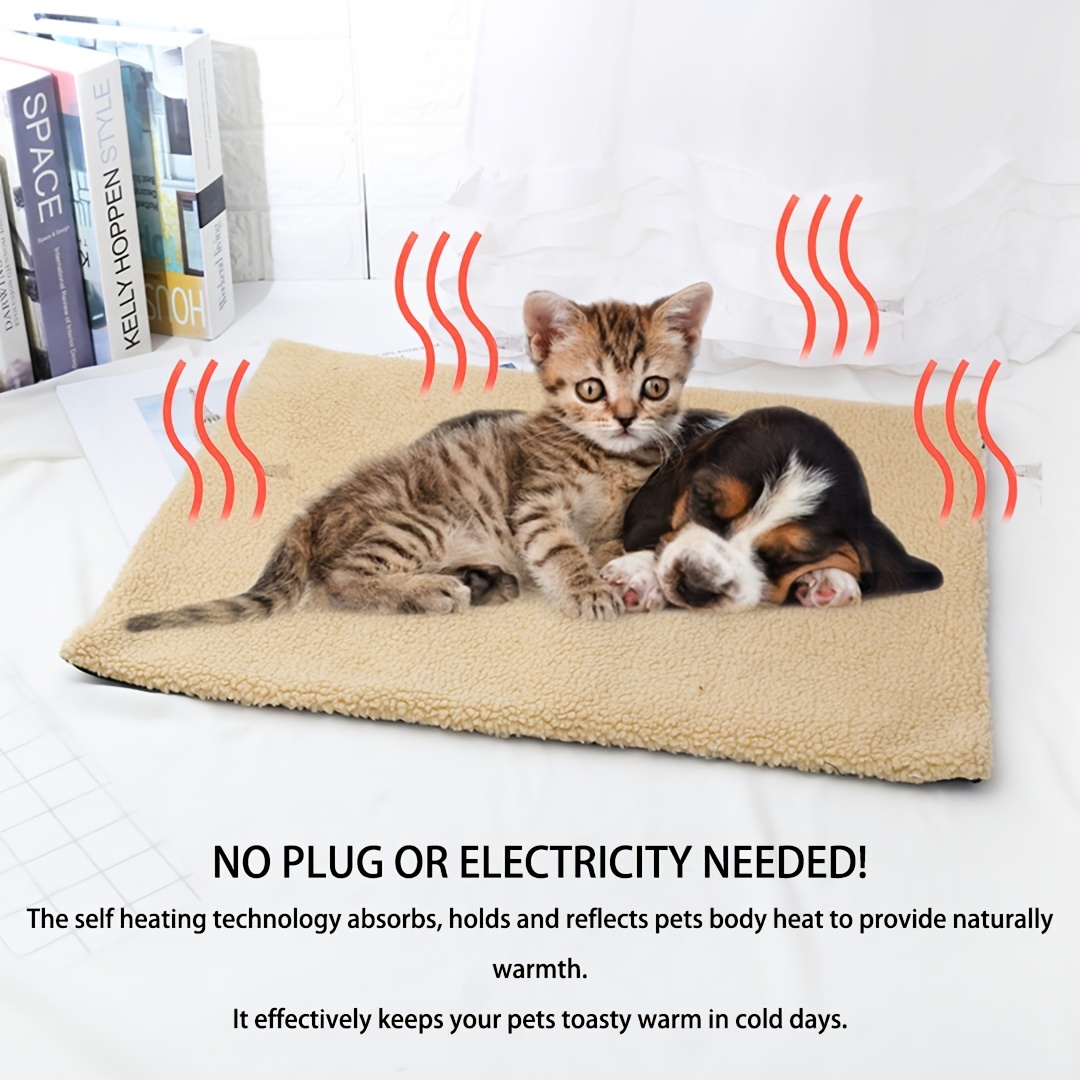Self Heating Mat, Keep Your Pet Cozy & Comfy with Our Self-Heating Pet Mat - No Electricity Needed!