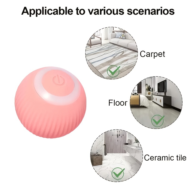 Smart Cat Ball Toy: An Automatic Rolling Ball For Hours Of Interactive Fun