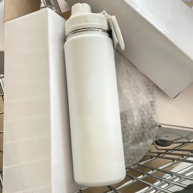 710ml Lulu Insulated Water Cup Sports Bottle Water Bottles Stainless Steel Pure Titanium Vacuum Portable Leakproof Outdoor Cup