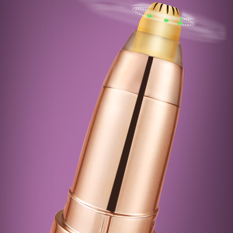 Electric Eyebrow Trimmer Women Hair Removal Eye Brow Epilator Mini Shaper Shaver Bikini Painless Razor Safe Facial Hair Remover