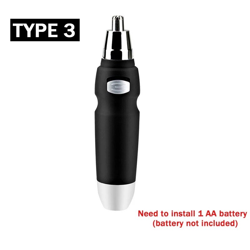 Electric Nose Hair Trimmer Implement Shaver Clipper Men Women Ear Neck Eyebrow Trimmer Shaver Man Clean Trimer Razor Remover Kit