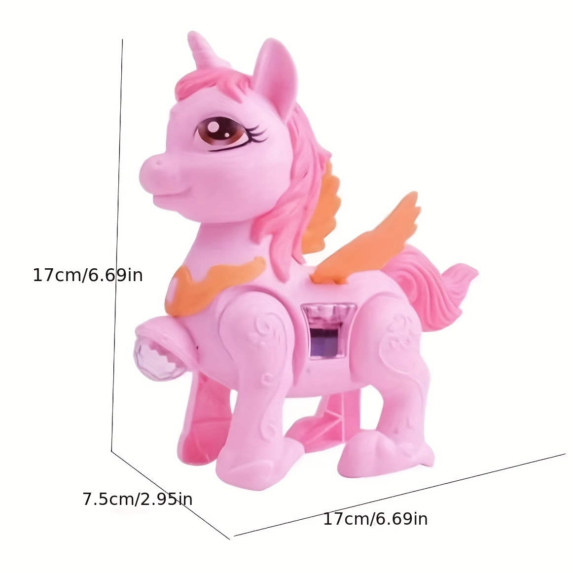 Children's Toy Electric Lights Music Cartoon Pony Rope Pony Toys Boy And Girl Baby Gift