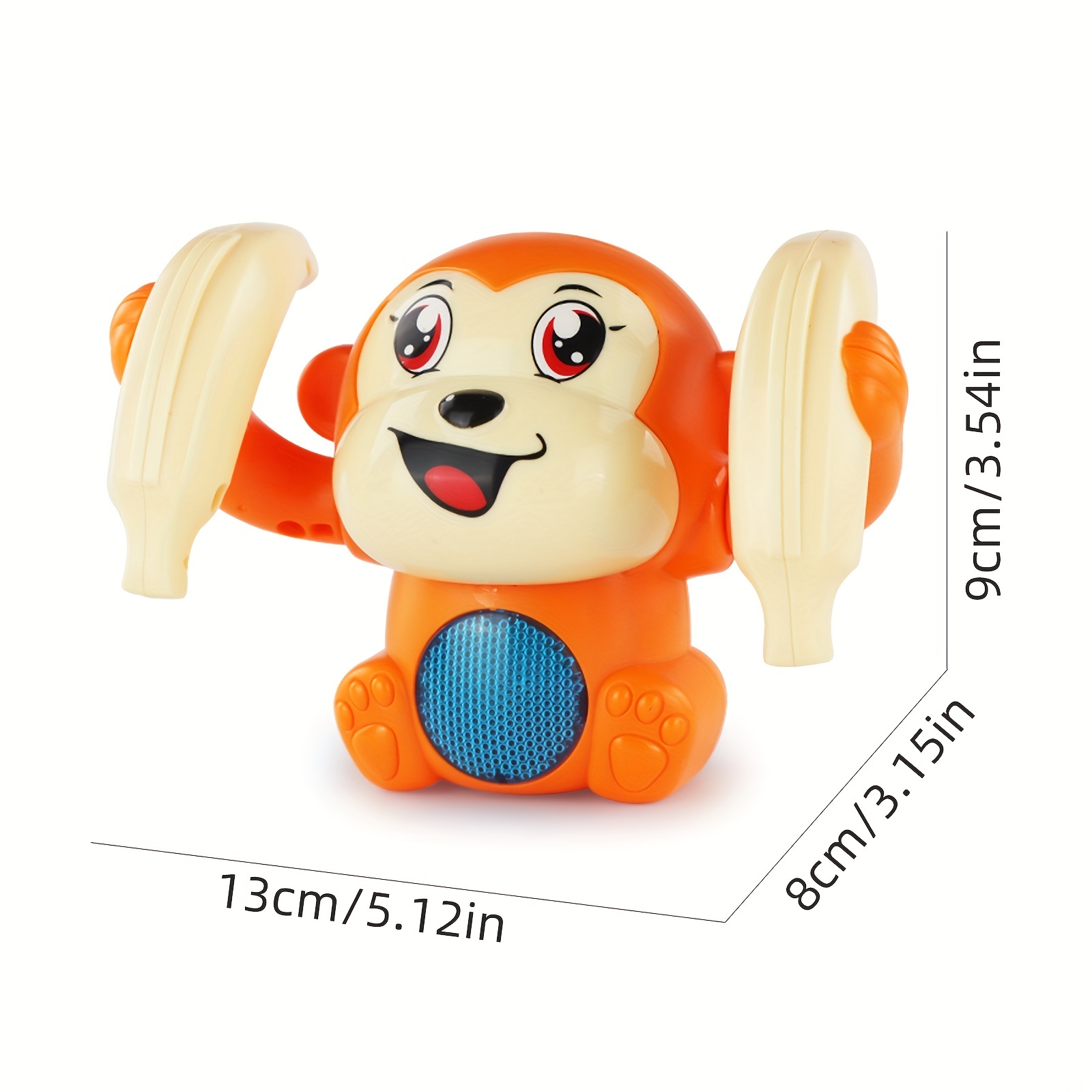 Remote Control Monkey Toys With Sounds Movable For Babies, Early Childhood Education For Children Boys Girls Christmas Gift