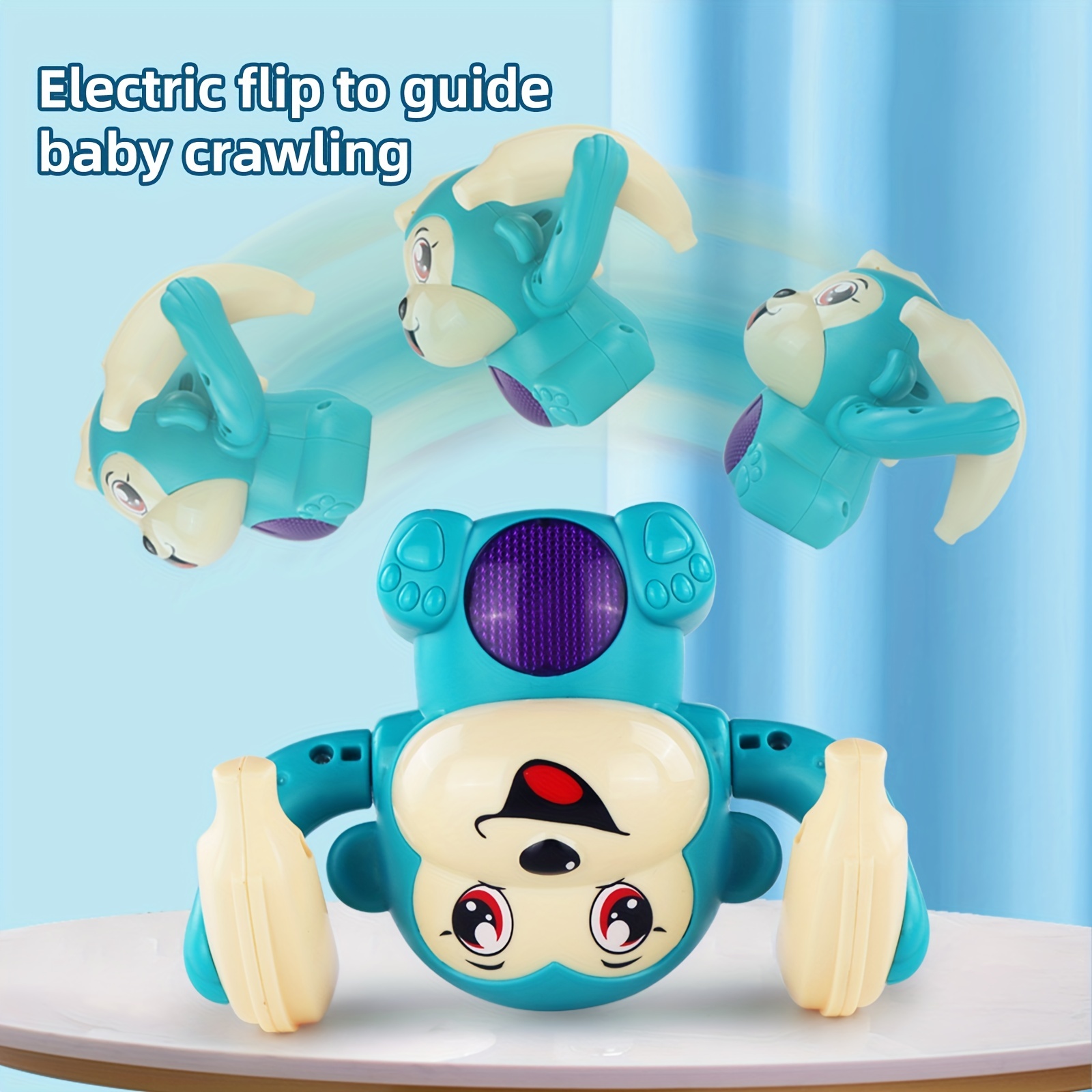 Remote Control Monkey Toys With Sounds Movable For Babies, Early Childhood Education For Children Boys Girls Christmas Gift