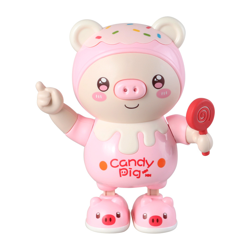 Adorable Smart Electric Pig Baby Toy Doll - Lights Up, Music Plays, & Twists & Swings! Halloween Thanksgiving Christmas Gifts