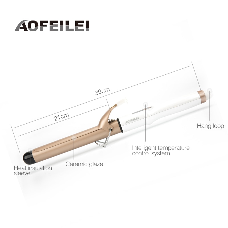 2023 New Real Electric Professional Ceramic Hair Curler LCD Curling Iron Roller Curls Wand Waver Fashion Styling Tools