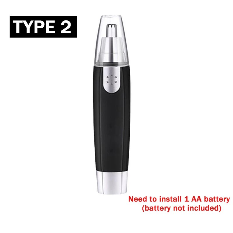 Electric Nose Hair Trimmer Implement Shaver Clipper Men Women Ear Neck Eyebrow Trimmer Shaver Man Clean Trimer Razor Remover Kit