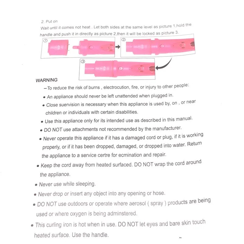 DODO 3 In 1 Hair Curlers Care Styling Curling Wand Interchangeable 3 Parts Clip Hair Iron Curler Set Curler Hair Styles Tool