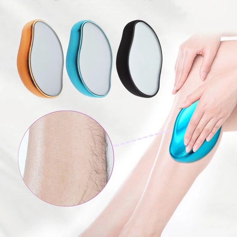 Upgraded New Crystal Hair Remover Nano Glass Sand Hair Remover Safe Painless Sand Hair Removal