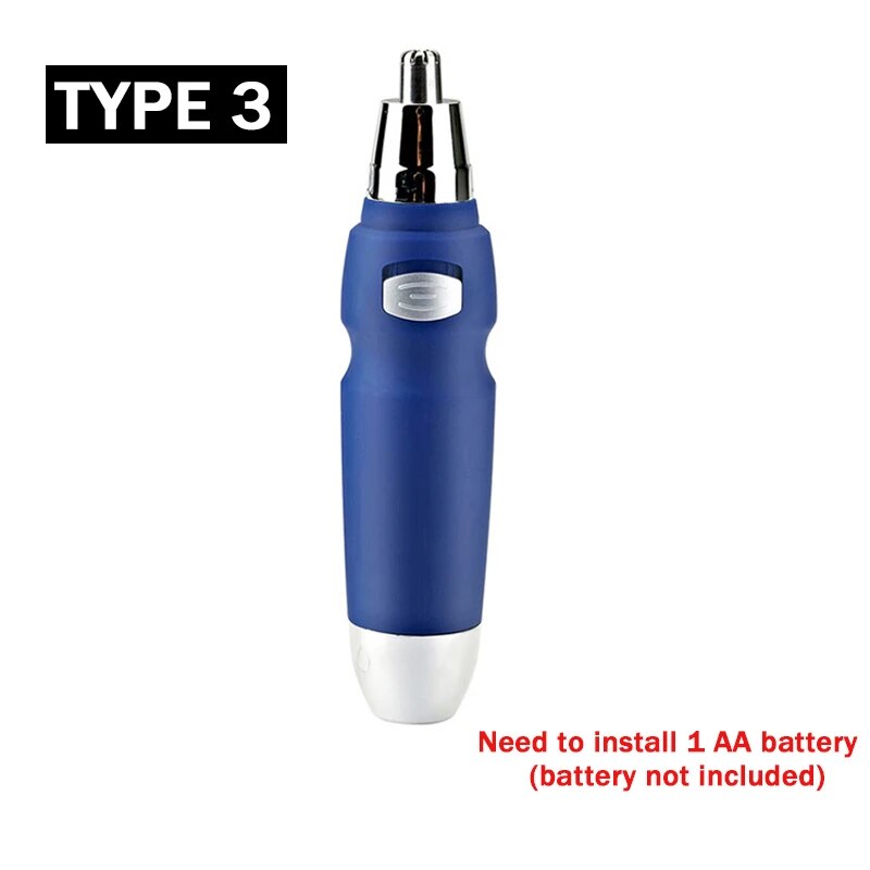 Electric Nose Hair Trimmer Implement Shaver Clipper Men Women Ear Neck Eyebrow Trimmer Shaver Man Clean Trimer Razor Remover Kit
