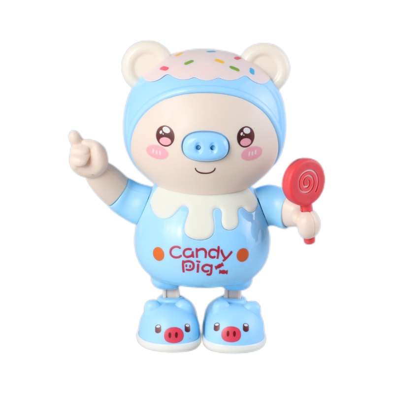 Adorable Smart Electric Pig Baby Toy Doll - Lights Up, Music Plays, & Twists & Swings! Halloween Thanksgiving Christmas Gifts
