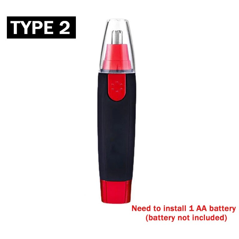 Electric Nose Hair Trimmer Implement Shaver Clipper Men Women Ear Neck Eyebrow Trimmer Shaver Man Clean Trimer Razor Remover Kit