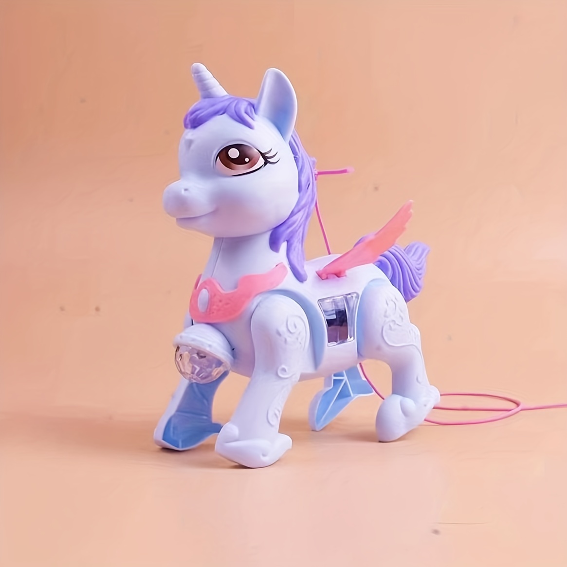 Children's Toy Electric Lights Music Cartoon Pony Rope Pony Toys Boy And Girl Baby Gift