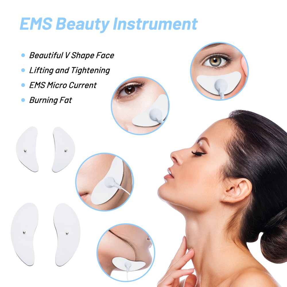 Facial Massager Current Muscle Stimulator Facial Lifting Eye Beauty Devic Neck Face Lift Skin Tightening Anti-Wrinkle