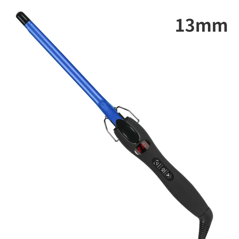 Aofeilei Professional 9mm Curling Iron Hair Waver Pear Flower Cone Ceramic Curling Wand Roller Beauty Salon Hair Curlers