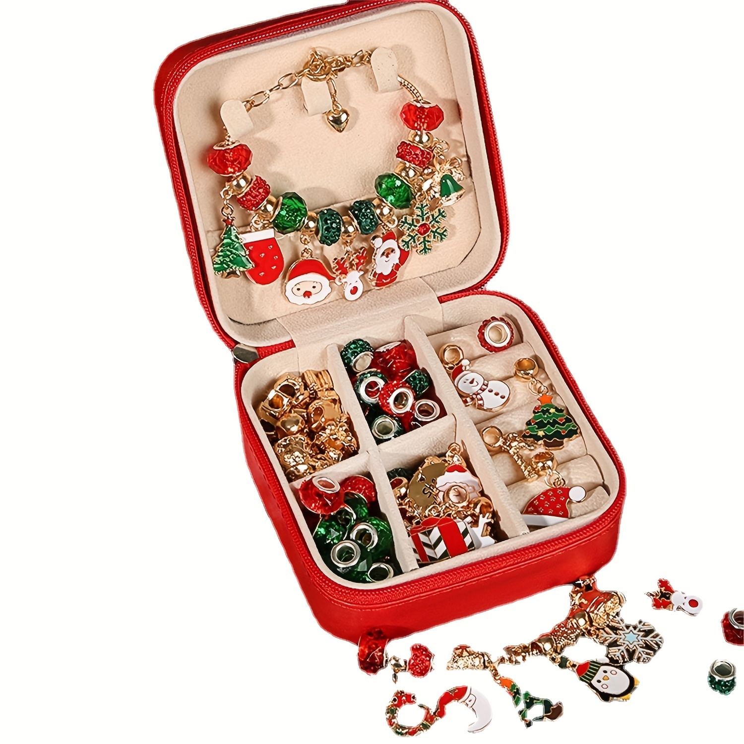 Christmas Charm Bracelet DIY Making Kit,