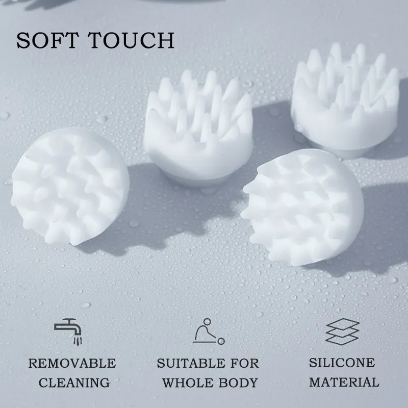 Electric Head Massager Health Care Antistress Relax Body Massage Deep Tissue Wireless Scalp Massager Prevent Hair Loss Relieve