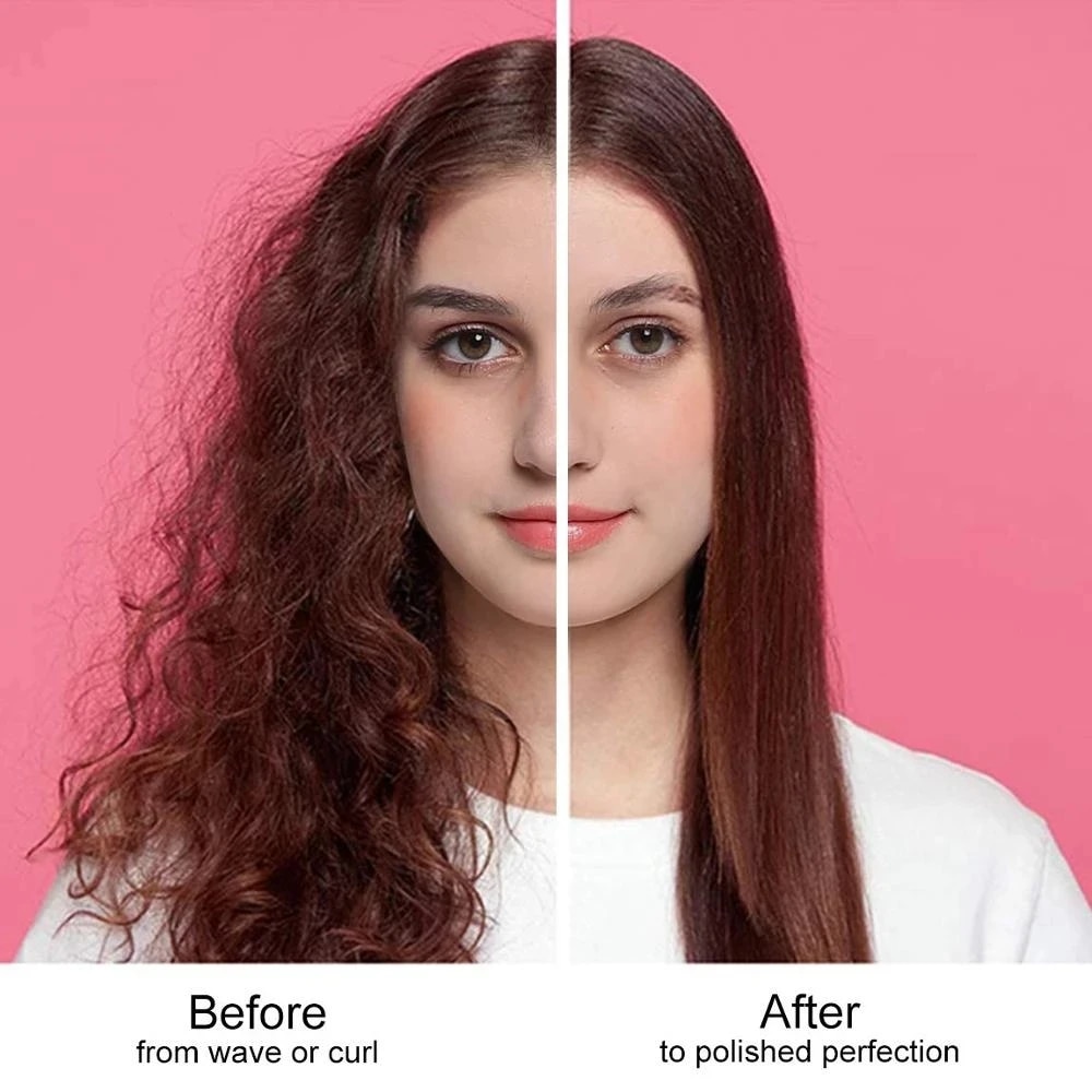 Hair Dryer Hot Air Brush Styler and Volumizer One Step Multifunction Hair Sraightener Curler Comb Electric Ion Blow Dryer Brush