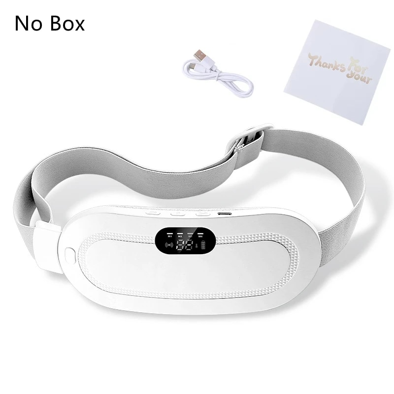 Menstrual Heating Pad Smart Warm Palace Belt Relief Waist Pain Cramps Vibrating Abdominal Massager Electric Waist Belt Device