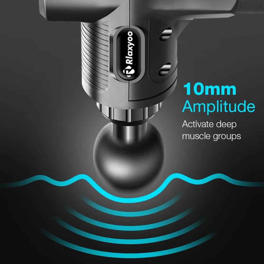 High Frequency Massage Gun Muscle Relax Body Relaxation Electric Massager with Portable Bag Therapy Gun for Fitness