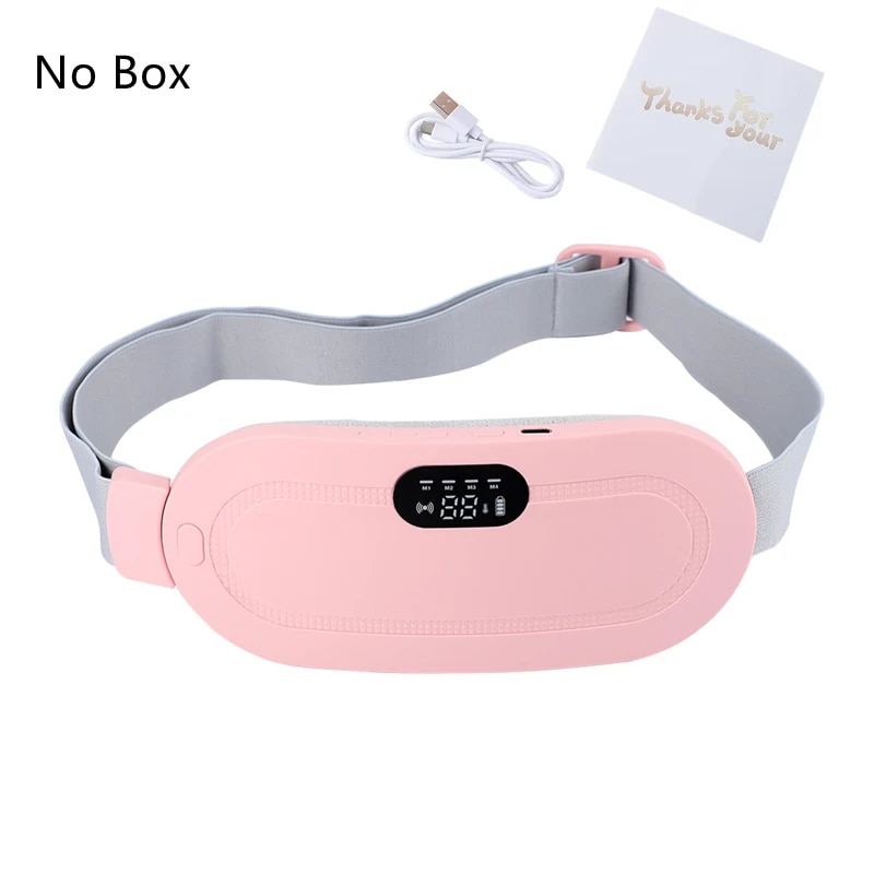 Menstrual Heating Pad Smart Warm Palace Belt Relief Waist Pain Cramps Vibrating Abdominal Massager Electric Waist Belt Device