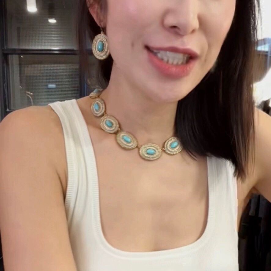 Choker Necklace/Earrings