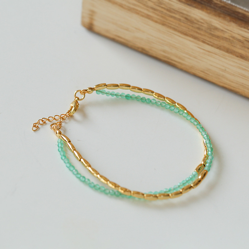 Pearl Double Layer Color Bracelet