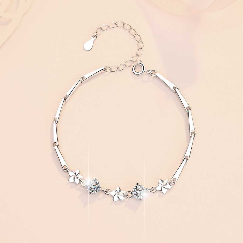 Fresh and Sweet  Moissanite Bracelet Colored Gems Diamond Starry Sky