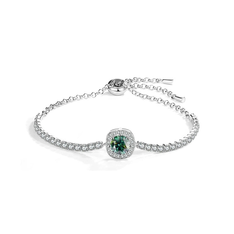 10# Moissanite Bracelet Female Advanced Bracelet 1 Karat Bracelet