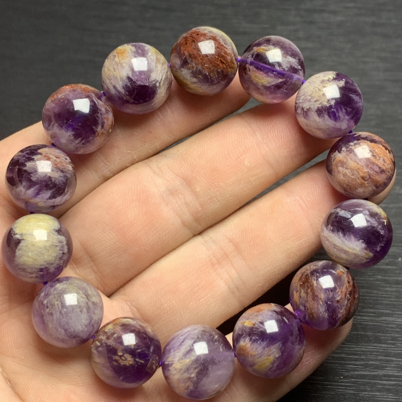 23#   Ghost Amethyst Crystal Jewelry