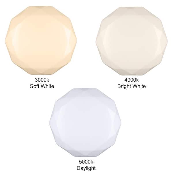 16 in. Diamond Shape Entryway Light LED Flush Mount Ceiling Light 1450 Lumens 3000K 4000K 5000K Dimmable Closet Light