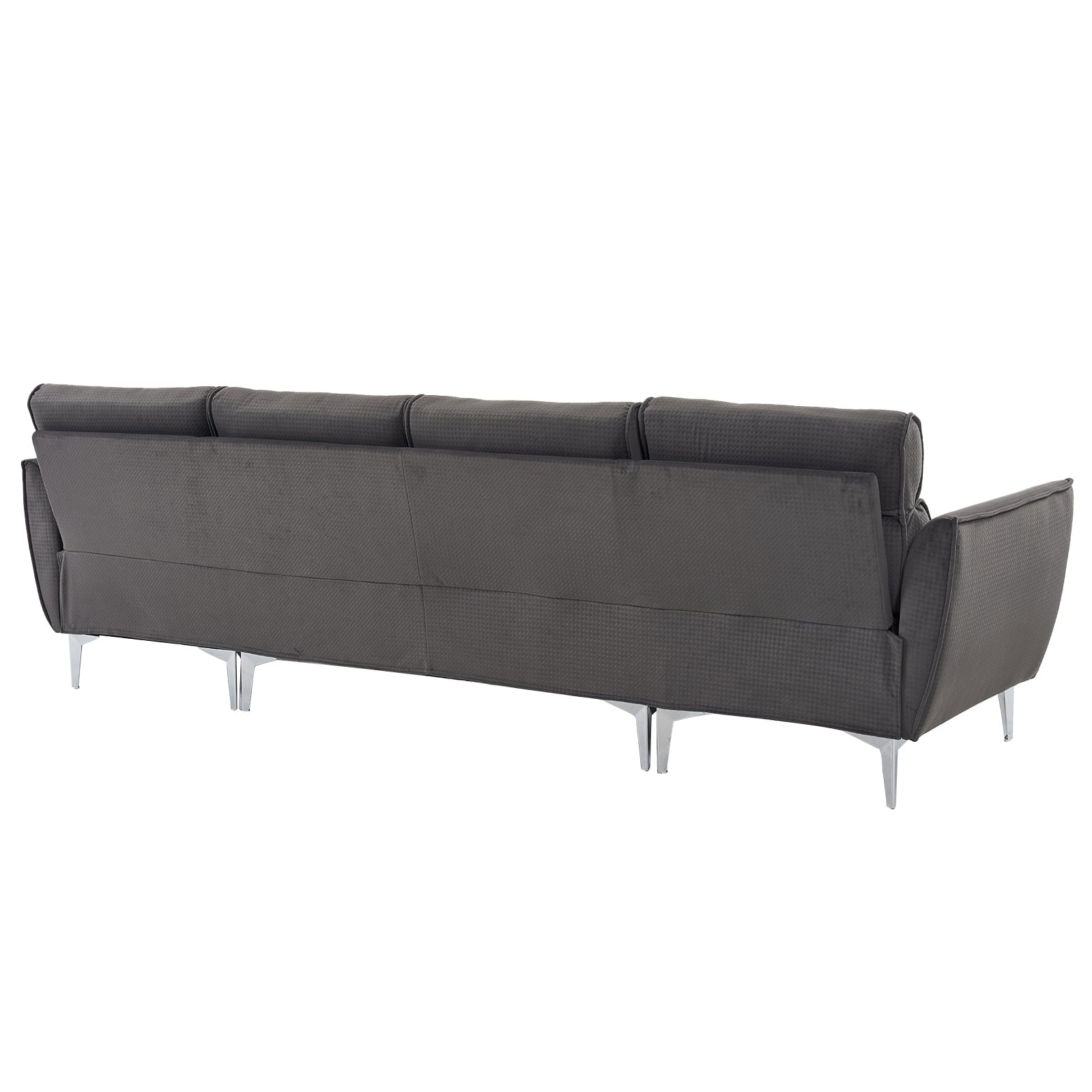 Ktaxon L Shape Sectional Sofa with Reversible Chaise, 112