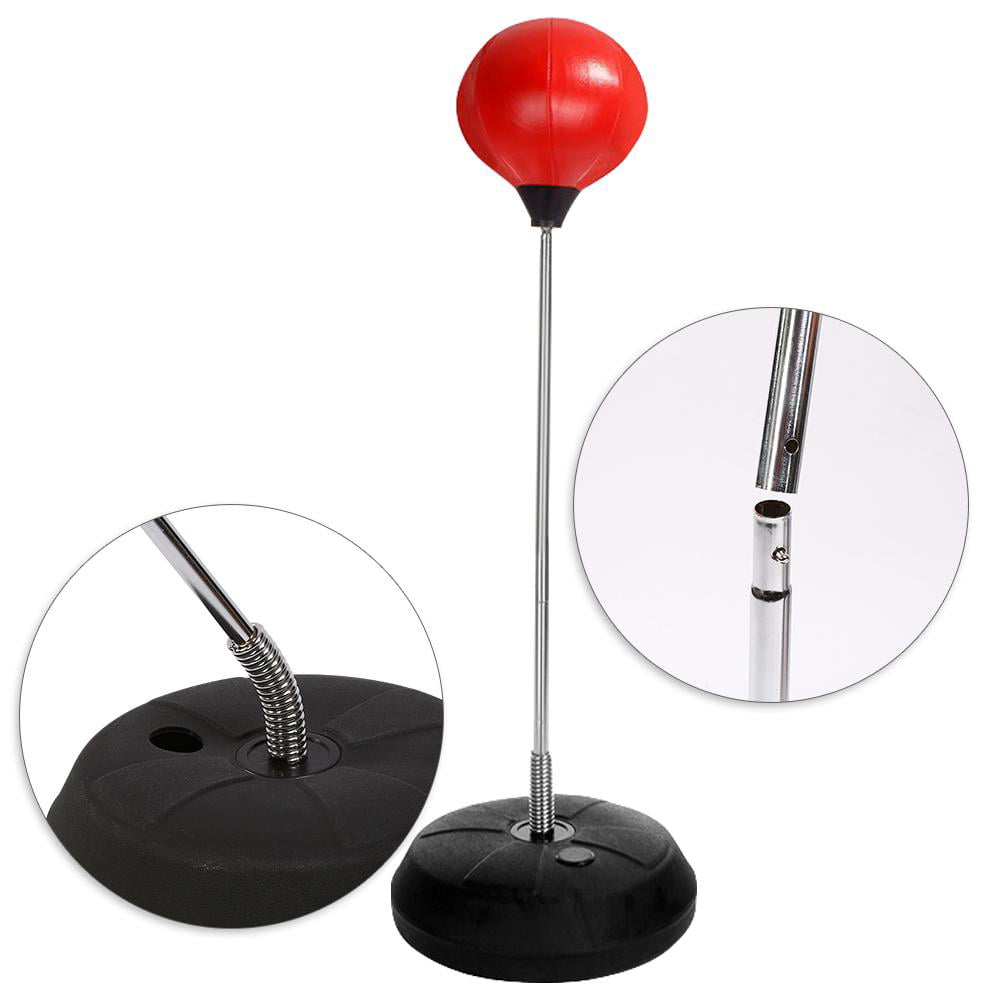 BuyWeek Punching Bag with Stand , Adjustable Height Free Standing Boxing Reflex Bag, Ideal for MMA Reflex Speed Training, Fitness,Boxing Equipment, Stress Relief & Fitness