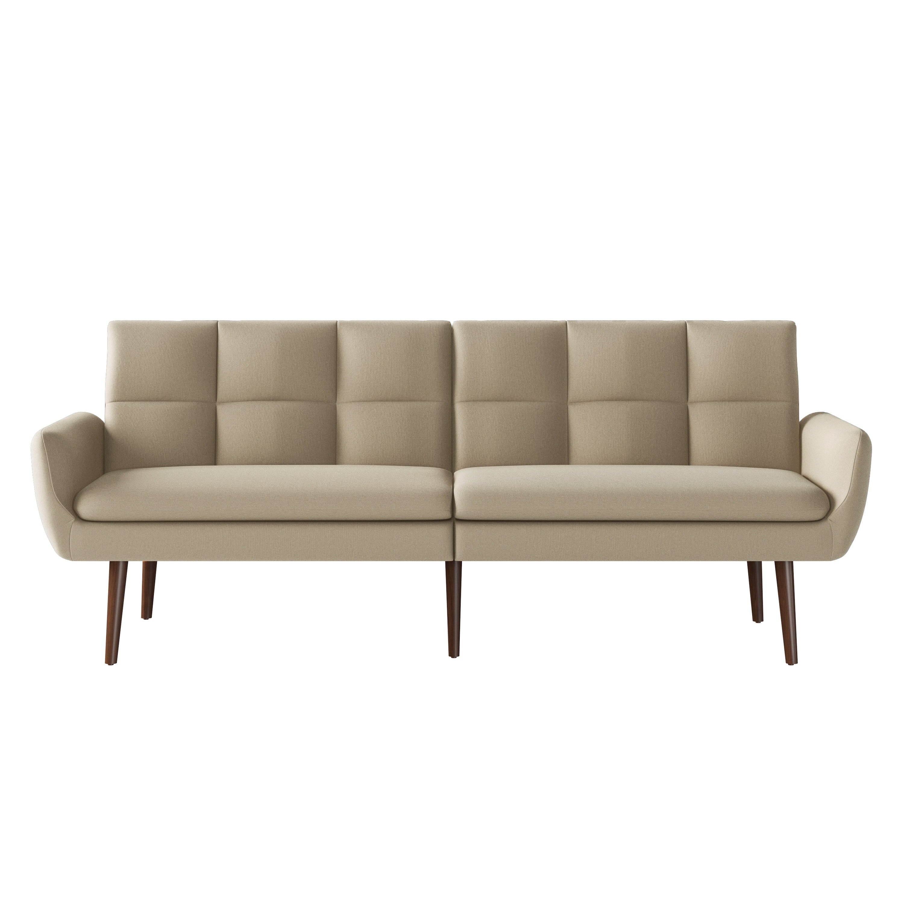 Homesvale Martin Convert-a-Couch Sleeper Sofa, Barley Tan