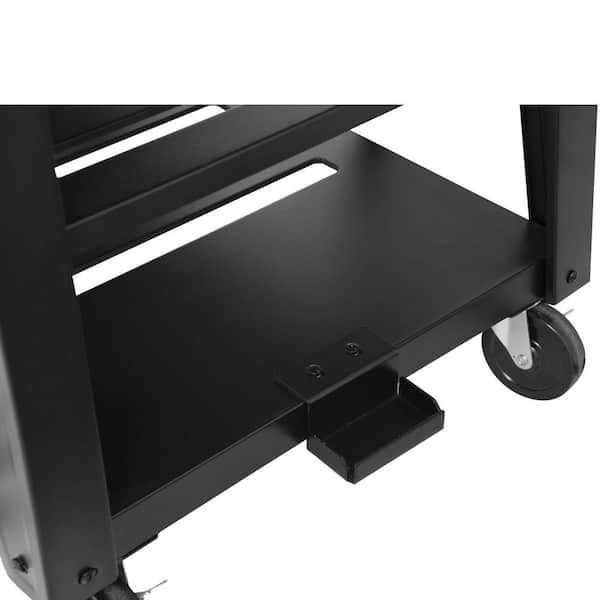 8-Burner Event Propane Gas Grill with 2 Folding Side Tables