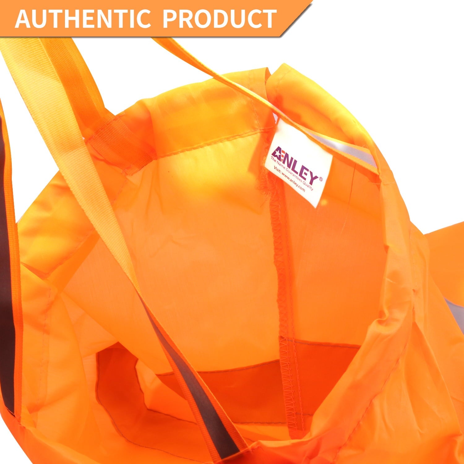 Anley 30 Inch Windsock Rip-stop Nylon Wind Direction Measurement Sock Bag Orange 2.5 feet