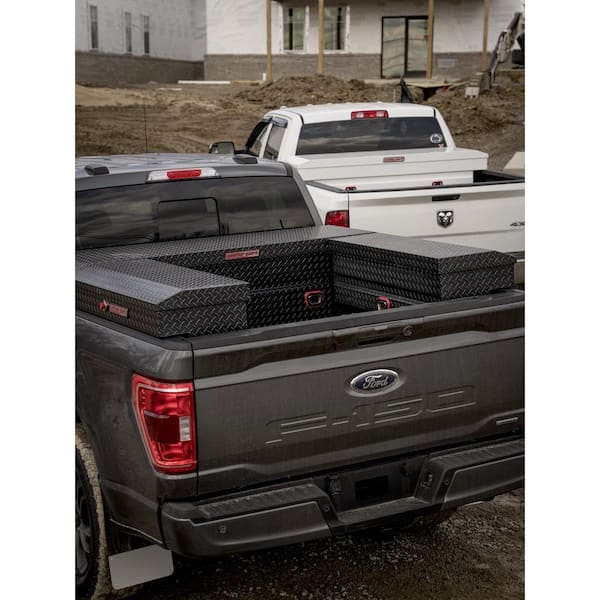 41 in. Matte Black Aluminum Lo- Side Truck Tool Box