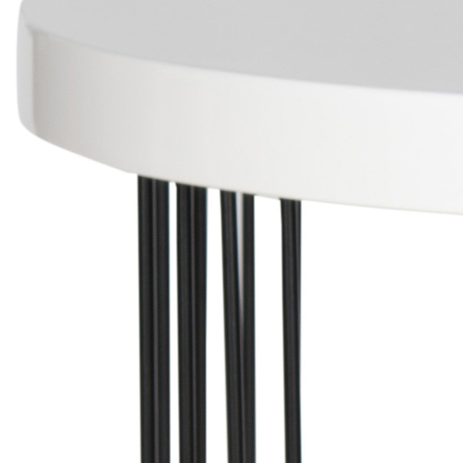 SAFAVIEH Kelly Mid-Century Solid Lacquer Side Table, White