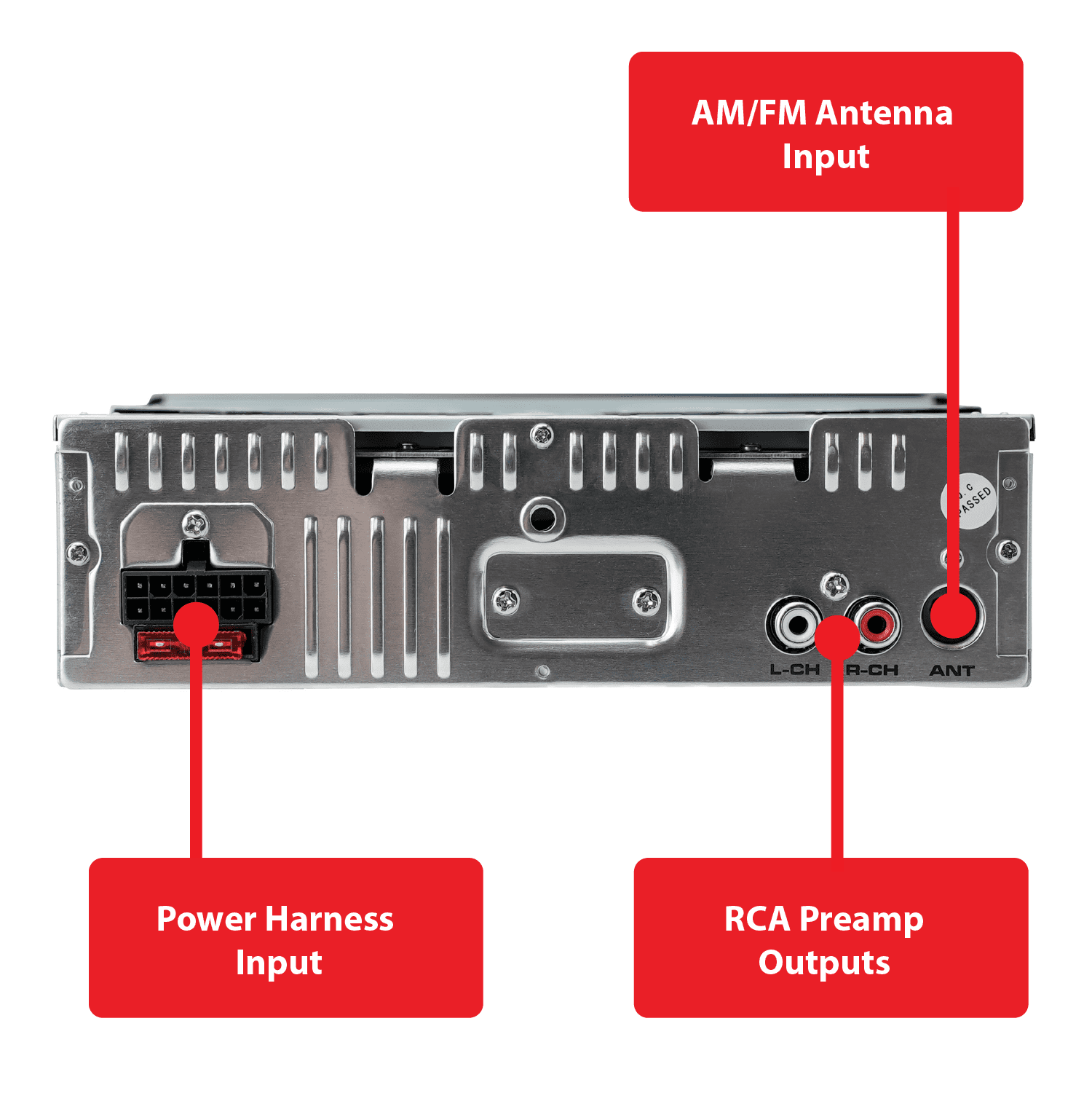 Dual Electronics XDC100BT Single DIN Car Stereo Head Unit with CD Player, Bluetooth, USB