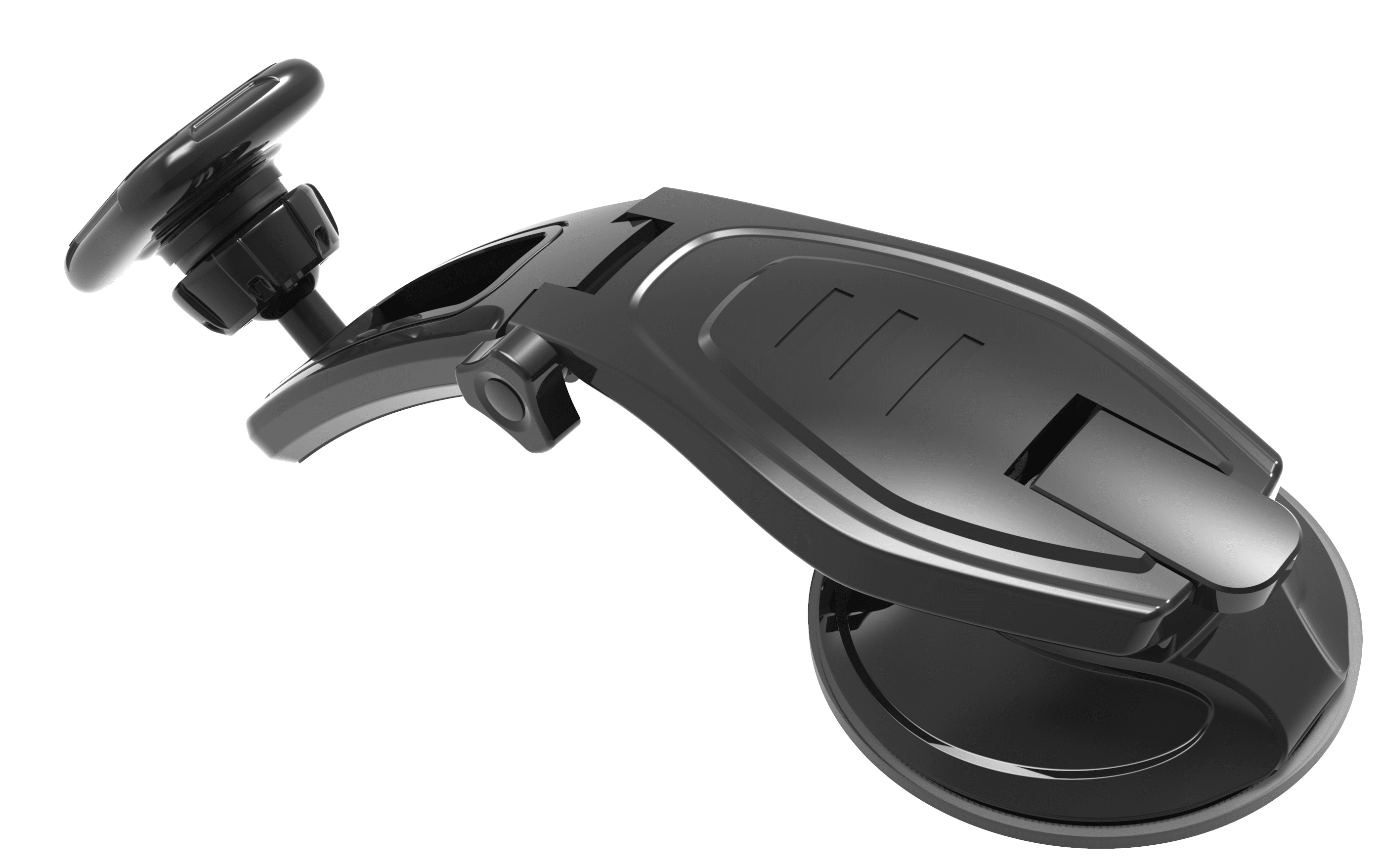 DGN Adjustable Strong Magnetic Car Phone Mount for Dashboard & Windshield, Adjustable Arm, Adjustable Head, Handsfree Phone Stand, Compatible with iPhone, Samsung & All Phones