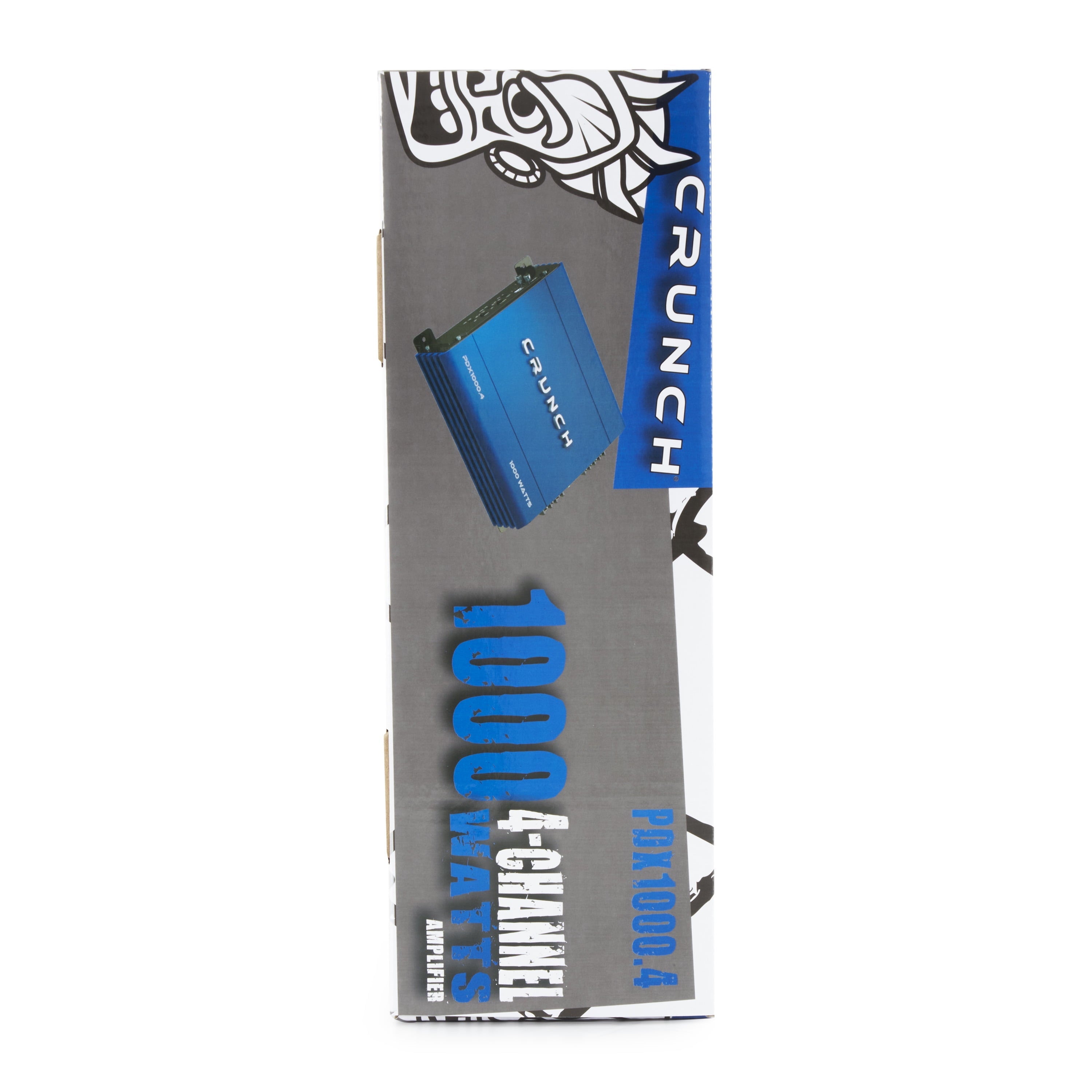 Crunch PowerDriveX 1000 Watt 4 Channel Exclusive Blue A/B Car Stereo Amplifier