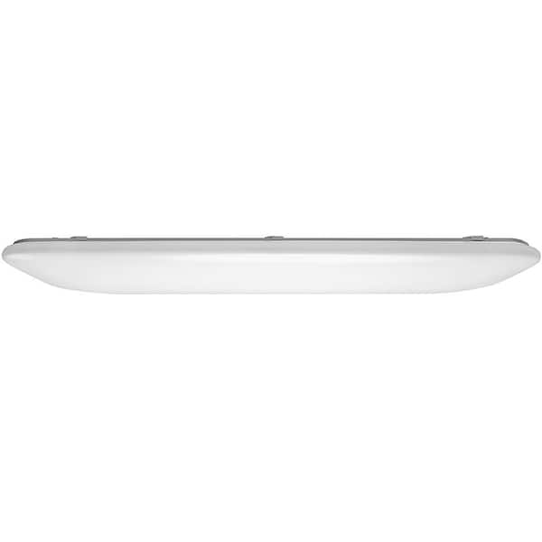 49 in. x 18 in. Rectangular Light Fixture LED Flush Mount High Output 5500 Lumens Smooth Acrylic Lens Kitchen Lighting