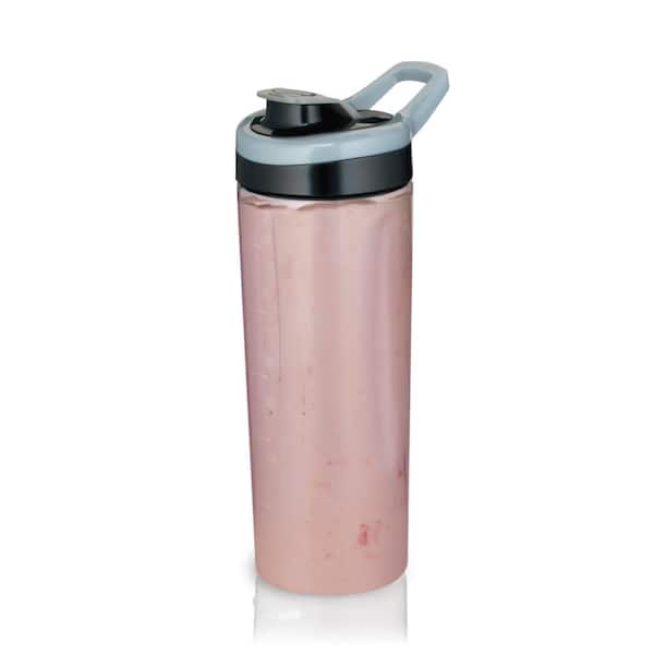 Wave Crusher 40 oz. 4-Speed Gray Blender with Blend-in Travel Jar