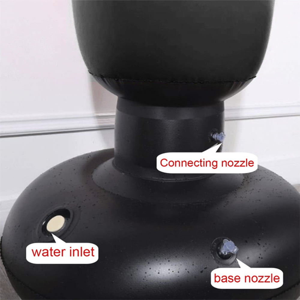 EUWBSSR Heavy Padded Adult Professional Punching Bag,160cm Punching Bag,Freestanding Cup Column Sandbag with Free Standing Air Pump, Kickboxing Practice, Karate