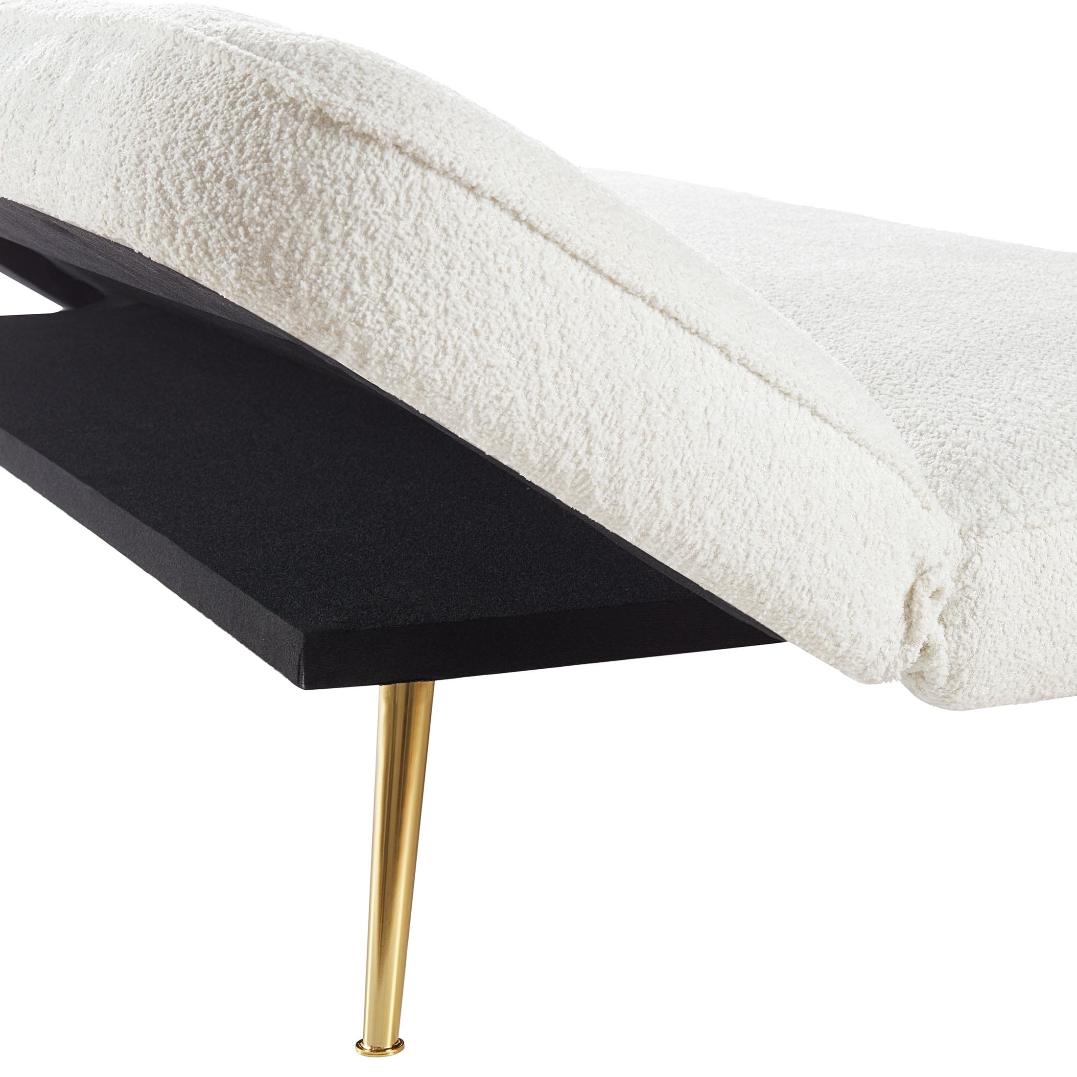 Mainstays Textured Futon With Gold Legs