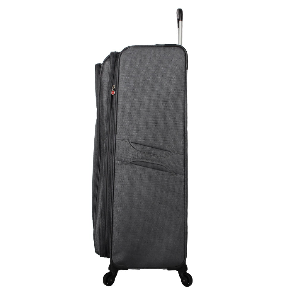 Protege, Arendale Soft Side 32” Jumbo Expandable Checked Luggage, Charcoal